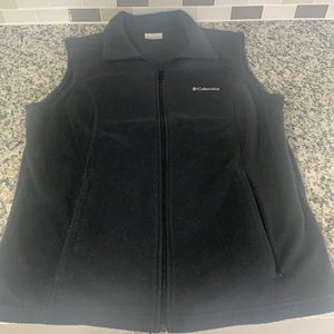 Columbia men’s size large black zipper vest